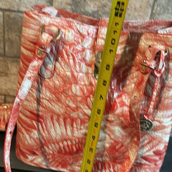 NWT Brahmin Fiora Flamingo SET tote and wallet - Picture 7 of 10